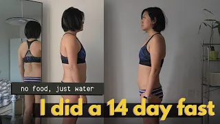 what it's like to water fast for 14 days