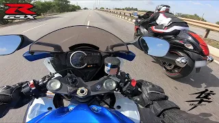 GSXR1000 vs HAYABUSA SMACKDOWN!! | THE BROS' FIGHT!!