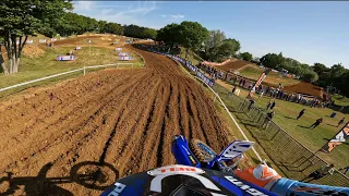 GoPro Qualifying Lap Revo ACU British Motocross Championship Blaxhall 2023 Jamie Carpenter