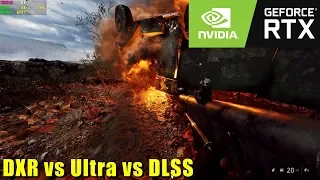 Battlefield V: Ray Tracing vs Ultra vs DLSS