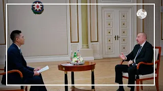 Интервью президента Ильхама Алиева китайскому телевидению