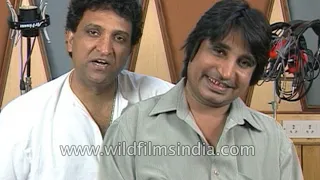 Dilip Sen - Sameer Sen sing their songs | 'Goriya Re ' and 'Hoton Pe Bas'