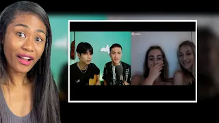 Randy Dongseu - Bikin mereka kaget 2 kali Dengan apa yg kita Nyanyikan feat Cong Brother | Reaction