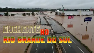 Imagens da Enchente no Rio Grande do Sul com Drone