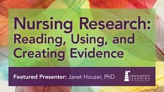Nursing Research: Reading, Using, and Creating Evidence