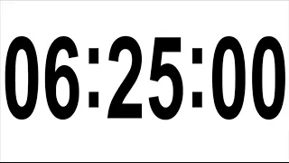 385 MINUTES TIMER # 6 HOURS 25 MINUTES TIMER •  COUNTDOWN TIMER WITH ALARM ⏰