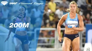 Elaine Thompson wins the 200m duel vs Dafne Schippers - IAAF Diamond League Doha 2017