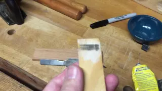 Sharpening Tormek paste as applied in how to video