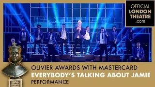 Everybody's Talking About Jamie performance at the Olivier Awards 2018 with Mastercard