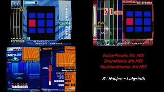 [Arcade Play Sample] MultiSESSION GDK Sample #9 / 멀티세션 #9 (기타프릭스, 드럼매니아, 키보드매니아)