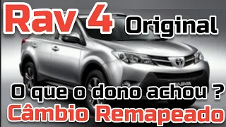 Rav 4 2.5 Original com @remapdecambio  assustador a diferença do remap de câmbio.