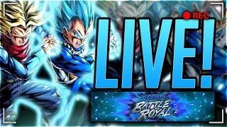 (Dragon Ball Legends) LIVE LEGENDS BATTLE ROYAL FUTURE! TAG TRUNKS & VEGETA EVERYWHERE! GALICK GUN!