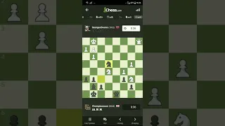 Пуля на chesscom 1+0