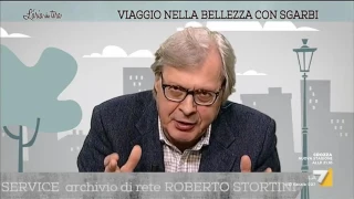 Sgarbi e la capra in copertina: 'Oggi per offendere non dico capra ma: Alfano, Alfano!'