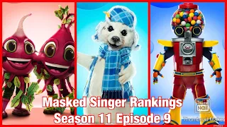 Performance Rankings | Masked Singer | SEASON 11 Episode 9