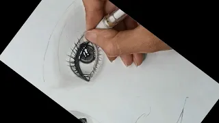 Eyes and Eyebrows Drawing Tutorial for Beginners With Pencil Charcoal 2