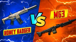 КАКАЯ ПУШКА МОЩНЕЕ HONEY BADGER vs MG3 !?