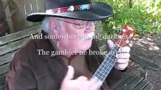 THE GAMBLER for the UKULELE : UKULELE LESSON / TUTORIAL by "UKULELE MIKE"