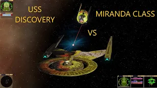 USS Discovery VS Miranda Class Starship | Testing the Crossfield Class | Star Trek Bridge Commander