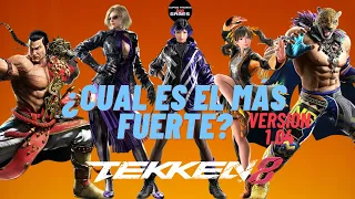 TEKKEN 8  PERSONAJES MÁS FUERTES en la actualización 1.04 del juego