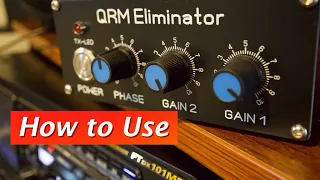 How to setup and use the QRM Eliminator! Noise Interference Gone!