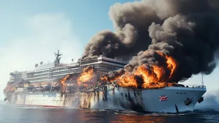 A British cruise ship carrying 700 elite soldiers was sunk by Russia in the Black Sea