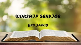 SUNDAY WORSHIP SERVICE(19-12-2021)| BRO JACOB (G.S)| MOUNT GERIZIM PRAYER HOUSE,NALGONDA