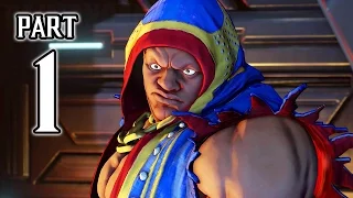 Street Fighter 5 - Story Walkthrough PART 1 @ 1080p (60fps) HD ✔