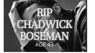 CHADWICK A. BOSEMAN RIP celebrities reactions on twitter #wakandaforever