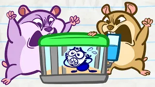 Pencilmate's Hamster Havoc! | Animated Cartoons Characters | Animated Short Films | Pencilmation