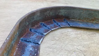 The Welder's Surprising Method of Bending L Angle Iron Without the Help of a Bending Tool