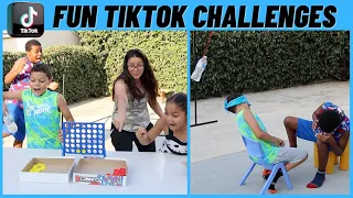 FUN VIRAL WATER BOTTLE TIK TOK CHALLENGES 2021 | Adoptive Family Vlogs