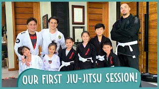 Our First Jiu-jitsu Session! | Garcia Family