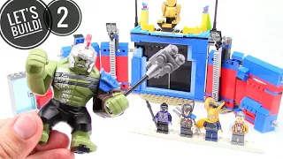 LEGO Thor Ragnarok: Thor vs. Hulk Arena Clash 76088 - Let's Build! Part 2