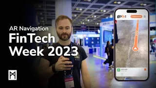 AR Navigation at Hong Kong FinTech Week 2023