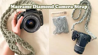 Macrame Lanyard TUTORIAL | Camera strap | STEP BY STEP Pattern | Beginner Friendly | WeaveyStudio