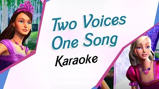 Two Voices One Song - Karaoke Instrumental  (Barbie And The Diamond Castle)