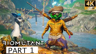 BIOMUTANT Gameplay Walkthrough Part 1 [4K-60FPS] PC - No Commentary