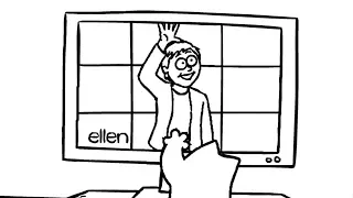 Ellen's 8th Annual Cat Week Dedication 'Screen Grab' - Simon's Cat | SHORTS #67