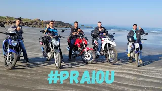 Primeira viagem para a praia com a fan160