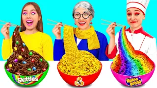 Me vs Grandma Cooking Challenge | Fantastic Food Hacks by Fun Challenge