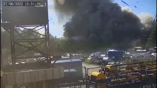 Ракетный удар в Кременчуге.