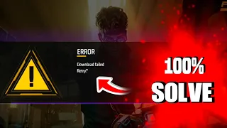 Fixed Download Failed Retry Error Problem In Free Fire Max// Free Fire Error Problem Solve