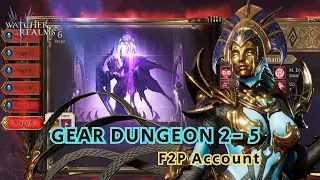 Watcher Of Realms| Gear Dungeon 2 Stage 5 [F2P Account]