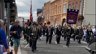 Royal black parade Lisburn 26th august 2023 part 1 #loyalist #bands