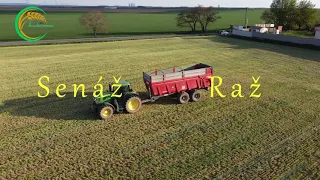 PVOD Kočín |  Senáž Raž |  4x John Deere | Claas Jaguar 940 | Zetor 16245