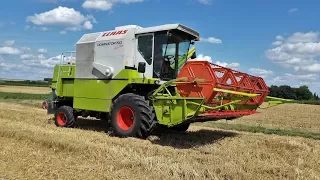 Getreideernte 2017 | Weizenernte | Claas Dominator 150  | Claas C 420 | Brantner | DJI | [1080p]