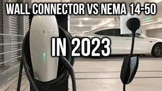 Tesla Model 3 or Y Wall Connector vs. NEMA 14-50 in 2023