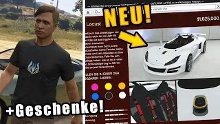 NEUES AUTO, VIELE GESCHENKE & MEHR!  |  GTA 5 ONLINE NEWS