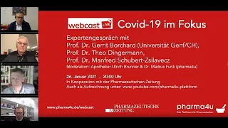 Covid 19 im Fokus: Expertengespräch vom 26. Januar 2021